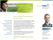 Tablet Screenshot of oliver-korz.de